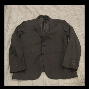 Theory "Stockton" Black Charcoal Pinstriped Men's Blazer Size 40!